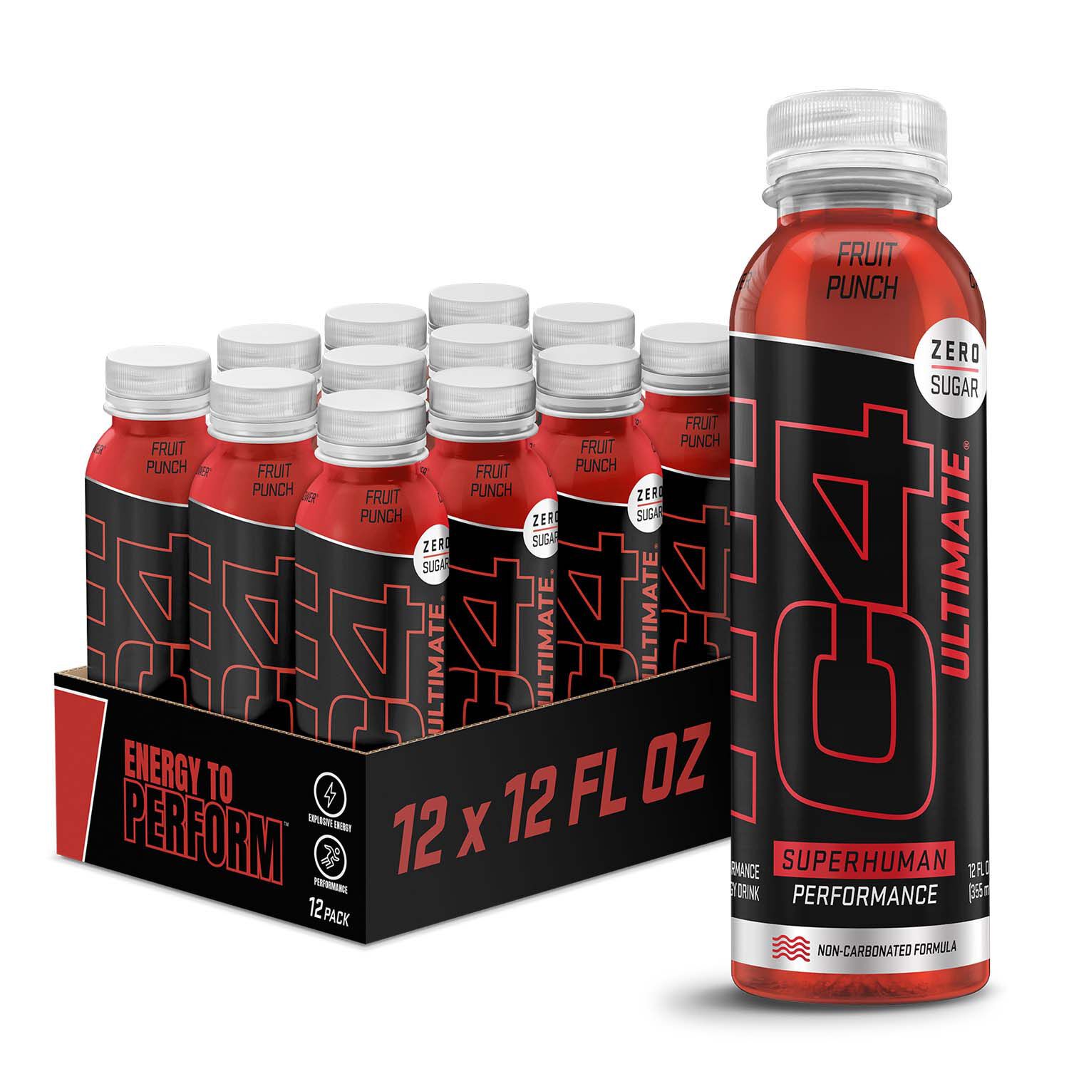 Cellucor C4 Ultimate Energy Drink Fruit Punch 12 Pack